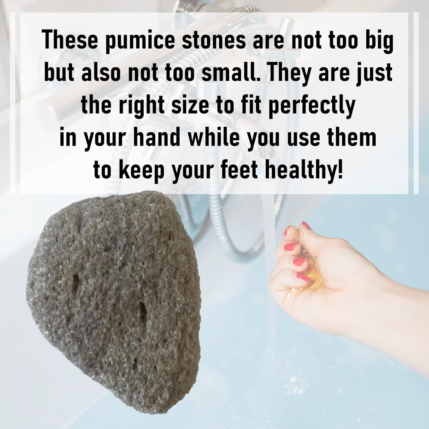 imagePedicure Exfoliation Kit All Natural Volcanic Pumice Stones by BillyBuckSkin Co 100 Made in USA Callus Remover for Hands and Feet 100 Natural Combo Pack of 2 Stones and a Body Sponge