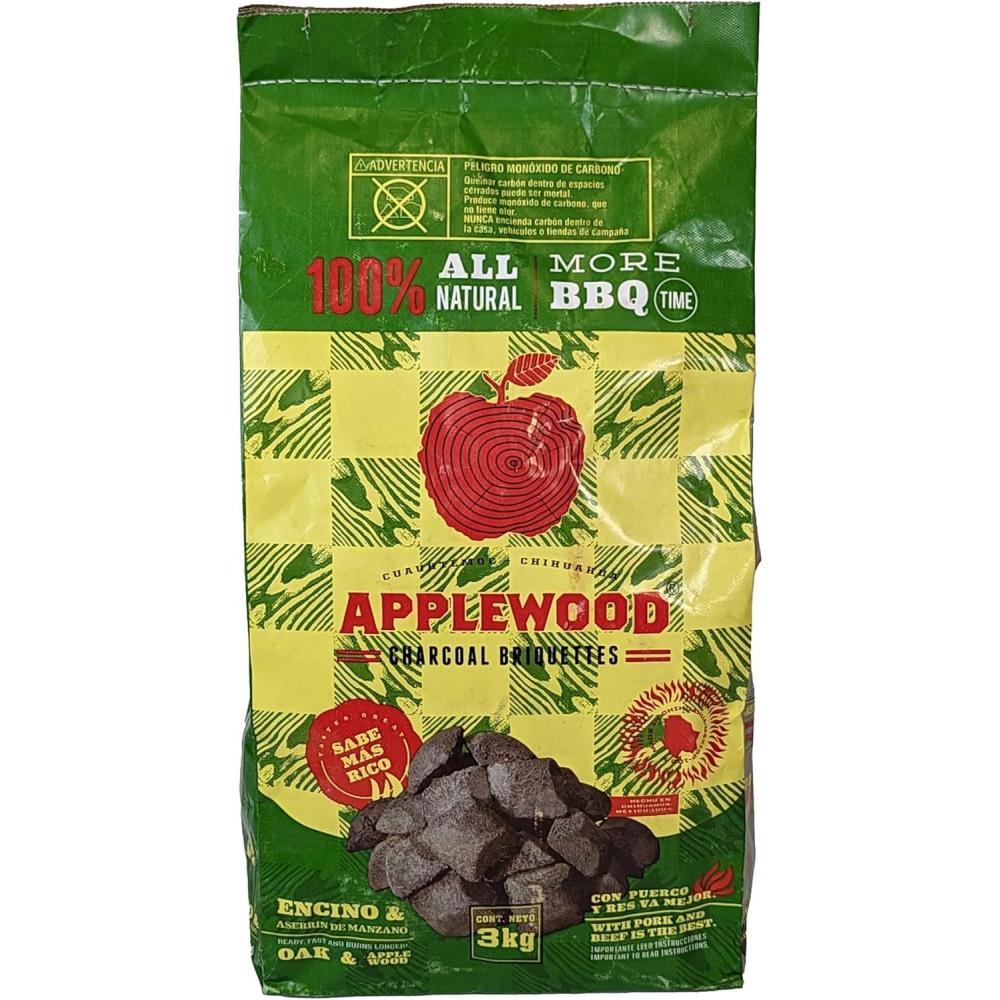 image65 Lb Oak ampamp Applewood Charcoal Briquettes for Smoking Beef Pork Fish Steaks Ribs ampamp More 100 AllNatural Quick ampamp Easy Lighting for Outdoor BBQ Smoker Tailgating Camping by Billy Buckskin Co65 Lb Bag