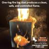 1 Log Fire Wood Log, Swedish Torch Fire Log w/Fatwood Fire Starter Sticks for Backyard, Outdoor Campfire, Firepit, Bonfires & Fireplace, Fire Log Camping Essential by Billy Buckskin Co. 7x7x10 inches