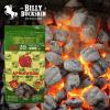 13 Lb. Oak & Applewood Charcoal Briquettes for Smoking Beef, Pork, Fish, Steaks, Ribs & More, 100% All-Natural, Quick & Easy Lighting for Outdoor BBQ, Smoker, Tailgating, Camping by Billy Buckskin Co.(13 Lb. Bag)