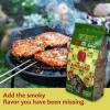 13 Lb. Oak & Applewood Charcoal Briquettes for Smoking Beef, Pork, Fish, Steaks, Ribs & More, 100% All-Natural, Quick & Easy Lighting for Outdoor BBQ, Smoker, Tailgating, Camping by Billy Buckskin Co.(13 Lb. Bag)