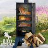 4 Lb. Bag Apple Wood Chunks, Alternative for Charcoal Briquettes, Can be Use on Gas, Sweet & Tangy Flavor Apple Wood Chunks for Smoking Meats, Grilling, Backyard BBQ & Campfires by Billy Buckskin Co.