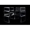 6 Piece Clear Acrylic Risers | Clear Display Stand for Jewelry, Food and Collectibles | Action Figurine Shelf Display | Clear Tiered Display Stand