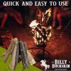 Billy Buckskin 18 LB Juniper Firewood Bundle – Aromatic & Seasoned Wood Logs with Fatwood Starter Sticks for Fire Pit, Campfire, Fireplace, Wood Stoves and Outdoor Grilling(Apple Firewood)