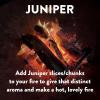 Billy Buckskin 18 LB Juniper Firewood Bundle – Aromatic & Seasoned Wood Logs with Fatwood Starter Sticks for Fire Pit, Campfire, Fireplace, Wood Stoves and Outdoor Grilling(Juniper Firewood)