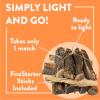 Billy Buckskin 18 LB Juniper Firewood Bundle – Aromatic & Seasoned Wood Logs with Fatwood Starter Sticks for Fire Pit, Campfire, Fireplace, Wood Stoves and Outdoor Grilling(1-Click Fire)