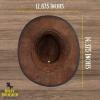 Billy Buckskin Basher Leather Hat | Top Grain Leather Construction | Wide Brim (Medium)