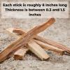 Fatwood Fire Starter Sticks (10 lb Box) – All Natural Resin-Rich Fatwood for Wood Stoves, Fireplaces, Campfires | Easy & Safe Fire Logs, Long-Lasting Firewood, 140 Sticks