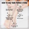 Mined in USA All Natural Volcanic Foot Pumice Stones | Callus Remover for Hands and Feet | Pedicure Exfoliation Tool | Born in The USA | 100% Natural | Combo Pack of 2 Stones