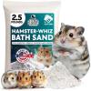 2.5 LB. Hamster Sand Bath – Dust Free, All Natural Volcanic Ash for Fur Health – Sand Bath for Chinchillas, Gerbils, Mice, Degus & All Small Pets – Made in USA – Hamster Accessories by Billy Buckskin(2.5 LB)