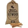 2lb Burlap Bag of Fatwood Fire Starter Sticks – Easy & Safe Fatwood Sticks in a Stylish Jute Bag – Start a Fire with Just 2 Pieces – Works in Any Weather Conditions – 2 Pound Sack by Billy Buckskin(8 Lb. Bag)