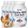5.5lb Chickie-Whiz Chicken Dust Bath – Made in USA – All Natural Volcanic Ash Dust Bath for Chickens – Healthier Eggs & Feathers – Chicken Coop Accessories for Farms by Billy Buckskin Co.(4 x 5.5 LB)
