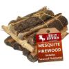 Billy Buckskin 18 LB Juniper Firewood Bundle – Aromatic & Seasoned Wood Logs with Fatwood Starter Sticks for Fire Pit, Campfire, Fireplace, Wood Stoves and Outdoor Grilling(Mesquite Firewood)