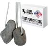 Mined in USA All Natural Volcanic Foot Pumice Stones | Callus Remover for Hands and Feet | Pedicure Exfoliation Tool | Born in The USA | 100% Natural | Combo Pack of 2 Stones