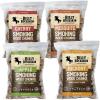 Variety Pack Wood Chunks for Smoking, Wood Chunks for Smoking Meat, 4 Different Flavor Hickory, Apple, Cherry & Mesquite for Barbecue Grilling by Billy Buckskin Co. – 4 x 3.5 Pound Bag