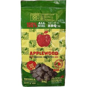 6.5 Lb Oak & Applewood Charcoal Briquettes for Smoking Beef, Pork, Fish, Steaks, Ribs & More, 100% All-Natural, Quick & Easy Lighting for Outdoor BBQ, Smoker, Tailgating, Camping by Billy Buckskin Co.(6.5 Lb. Bag)