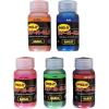 Spike-It Dip-N-Glo Garlic Lure Dye | Lure Dip for Soft Plastic Baits | Strong Garlic Scent & Vivid UV Color | Make your Lures Unresistable to All Fish | Pack of 5 x 2 Oz Bottles